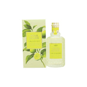 Mäurer & Wirtz 4711 Acqua Colonia Lime & Nutmeg Eau de Cologne 100 ml – klar glasflaske med grøn etiket og sølvskruelåg