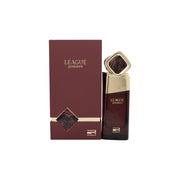 Rue Broca League Premiere Eau de Parfum 100ml, Rue Broca, 100 ml – mørkeblå glasflakon med sølvhætte og emblem på front