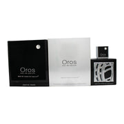 Oros Pour Homme Eau de Parfum, Oros, 85 ml – mørk gylden flakon med kantet glas og sort låg
