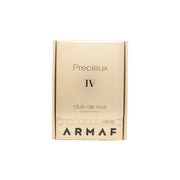 Armaf Club de Nuit Precieux IV Extrait de Parfum 55 ml, sort blank flakon med guldlåg.