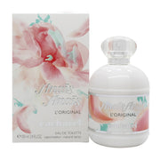 Cacharel Anaïs Anaïs L'Original Eau de Toilette 100 ml – hvid, opal flakon med sølvkrave og blomsterdetaljer på fronten