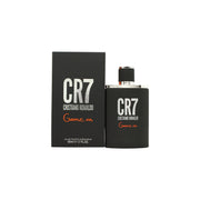 Cristiano Ronaldo CR7 Game On Eau De Toilette 50 ml – sort rektangulær flakon i blåtonet glas med sort låg