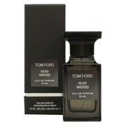 Tom Ford Private Blend Oud Wood Eau de Parfum 50 ml – mørk flakon med rektangulær form og sort etiket