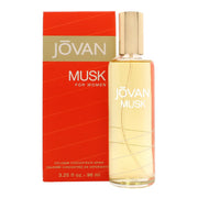 Jovan Musk for Woman Eau de Cologne 96 ml fra Jovan i klar glasflaske med ravfarvet duft og guldkapsel