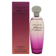 Estee Lauder Pleasures Intense Eau de Parfum 100ml fra Estée Lauder, klar glasflakon med blød rosa duft og sølv låg