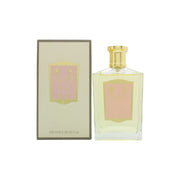 Floris Lily Eau de Toilette 100ml fra Floris – klar, rektangulær glasflaske med gylden væske og sort låg