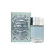 New Brand Invincible For Men Eau de Toilette 100 ml fra New Brand – mørkeblå flaske med sølvfarvet låg og frontlogo