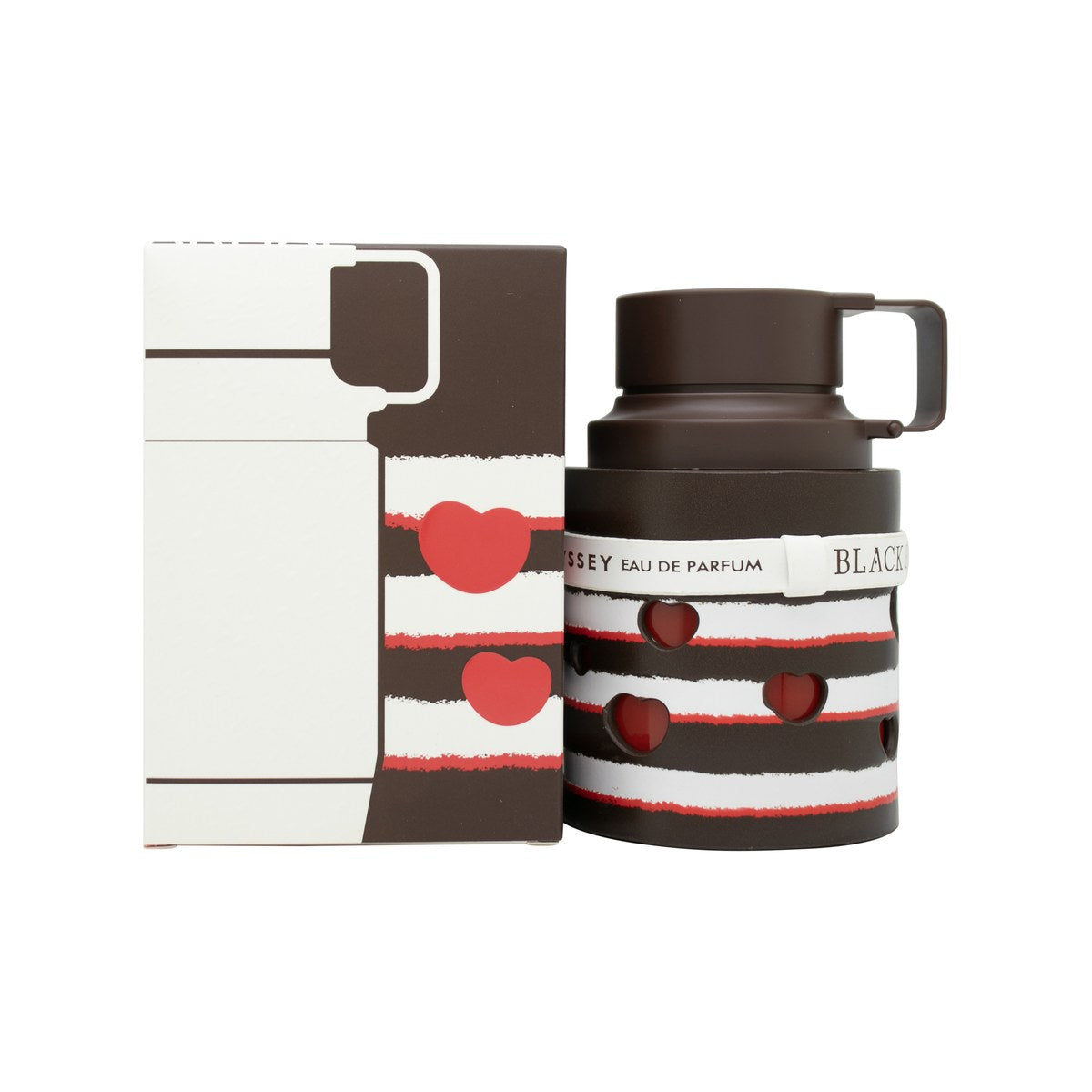 Armaf Odyssey Black Forest Eau de Parfum 100 ml fra Armaf, sort rektangulær flakon med gulddetaljer og mørk prop