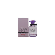 Dolce & Gabbana Dolce Peony Eau de Parfum, Dolce & Gabbana, 75 ml – klar glasflakon med rosa duft og blomsterformet pink låg