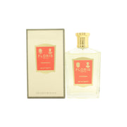 Floris Chypress Eau de Toilette 100 ml – klar glasflaske med cylindrisk form, gylden væske og sort låg med guldlogo.
