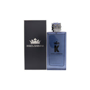 Dolce & Gabbana K Eau de Parfum 150 ml fra Dolce & Gabbana, mørkeblå glasflakon med kongekronelåg i sølv