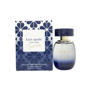Kate Spade New York Sparkle Eau de Parfum Intense 40 ml, Kate Spade – facetteret glasflakon, rosaglitrende væske og guldkapsel