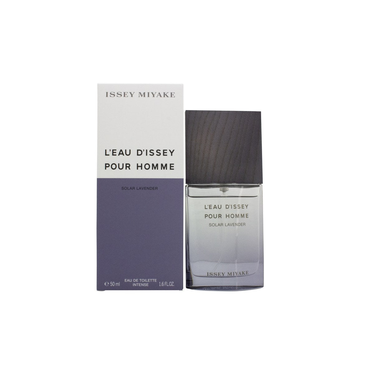 L'Eau D'Issey Pour Homme Solar Lavender Eau De Toilette – Issey Miyake 50 ml, klar glasflakon med lilla toner og træhætte