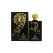 Prime Collection Al Malik Eau de Parfum 100ml fra Prime Collection, 100 ml – sort flakon med gyldent låg og logo på front