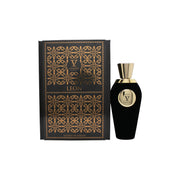 V Canto Leon Extrait de Parfum 100 ml fra V Canto i mørkeblå glasflakon med gyldent låg og klassisk, kantet design