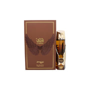 Zimaya Itqan Gold Eau de Parfum, Zimaya, 100 ml – gylden rektangulær flakon med blank metalfinish og sort logo.