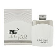 Mont Blanc Legend Spirit Eau de Toilette 100 ml – hvid mat flakon med sølvfarvet låg og rene linjer