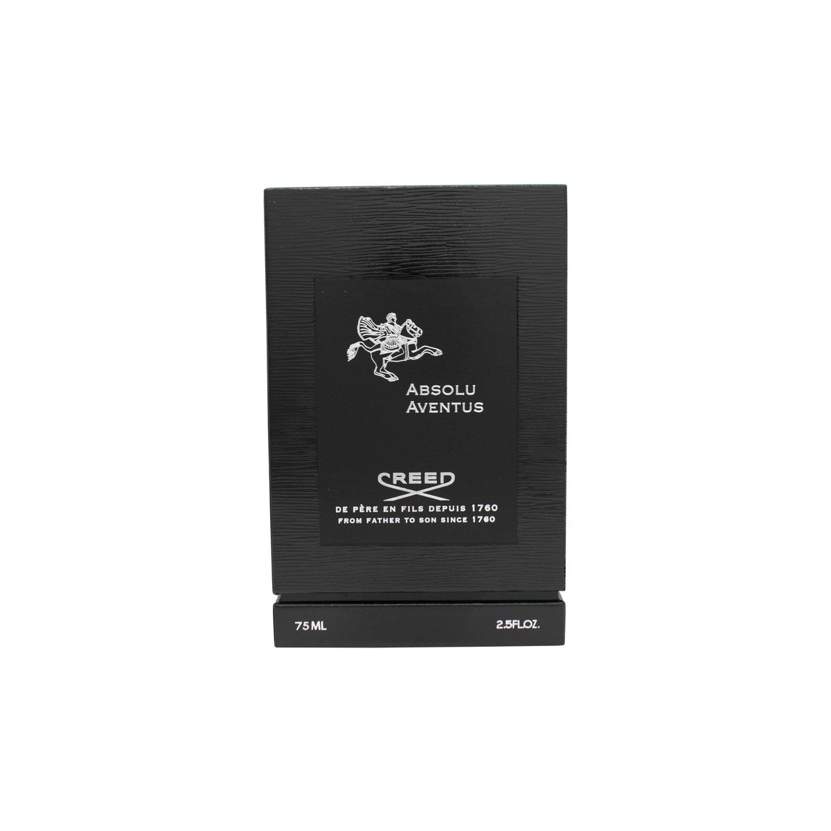 Creed Absolu Aventus Eau de Parfum 75 ml fra Creed – mørk ravfarvet flakon med sort låg og gyldent våbenskjold