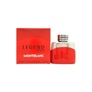 Mont Blanc Legend Red Eau de Parfum 30 ml fra Mont Blanc i rød glasflaske med sølvlogo og sort låg