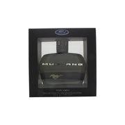 Mustang Black Eau de Toilette 100ml fra Mustang, 100 ml mørk sort glasflaske med kantet form og sølvlogo