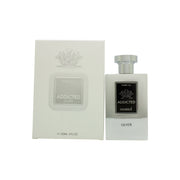 Hamidi Addicted Silver Eau de Parfum 100 ml, Hamidi – sølvfarvet flakon med metallisk finish og minimalistisk design