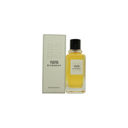 Ysatis Eau De Toilette Givenchy 100 ml høj facetteret parfumeflaske med gylden væske og klart skulpturelt låg