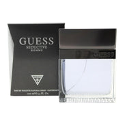 Guess Guess Seductive Homme Eau de Toilette 100 ml fra Guess – blå gradient glasflaske med sølvlogo og mørk hætte