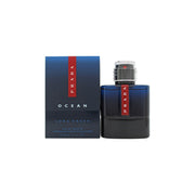 Prada Luna Rossa Ocean Eau de Toilette 50 ml fra Prada – mørkeblå flakon med sort gradient og rød logo-detalje