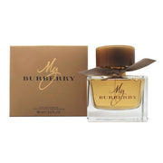 My Burberry Eau De Parfum, Burberry 90 ml – klar glasflaske med lys rosa duft, hornfarvet låg og sløjfe