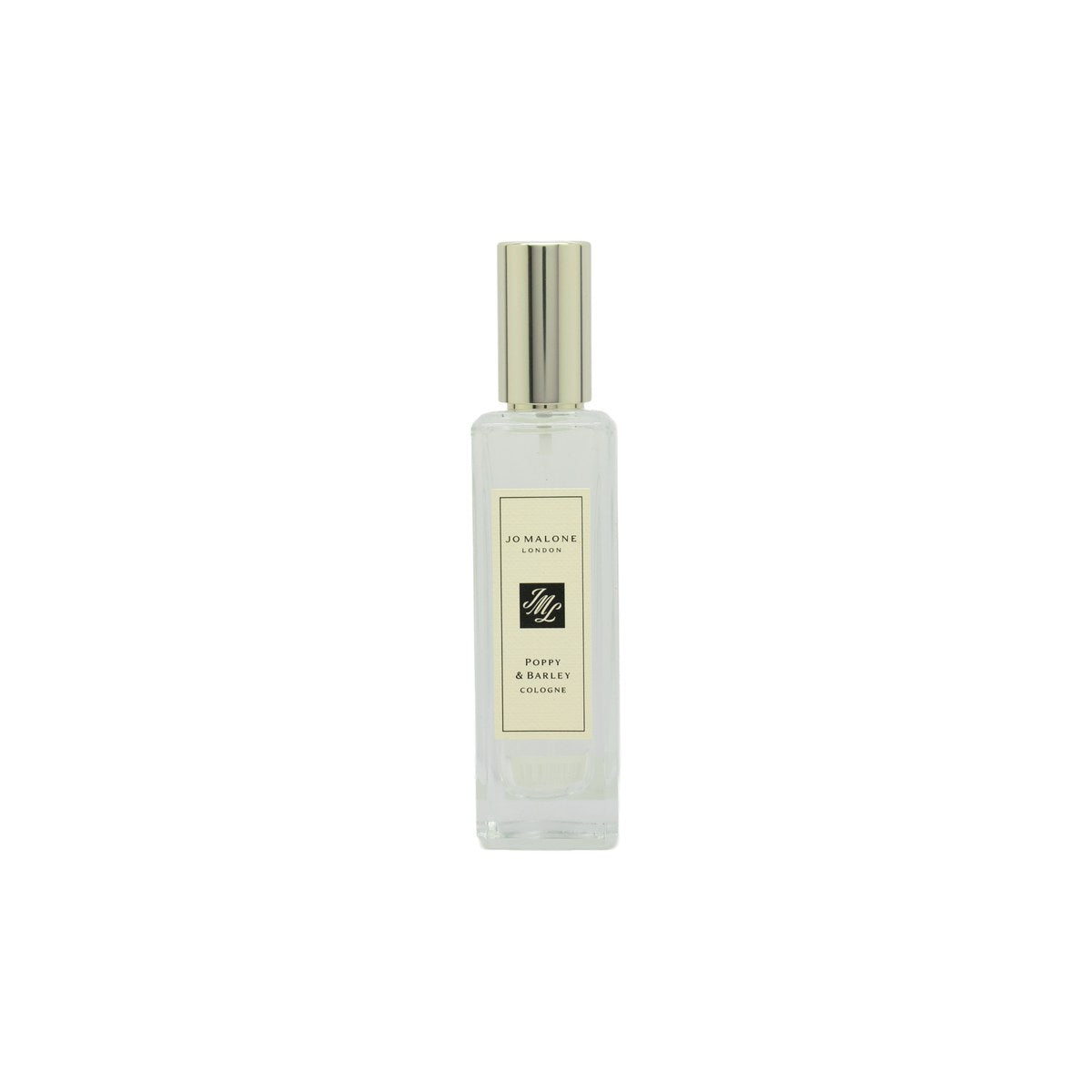 Jo Malone Poppy & Barley Eau de Cologne 30 ml fra Jo Malone – klar glasflaske med sort låg og cremefarvet etiket