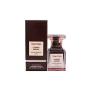 Tom Ford Cherry Smoke Eau de Parfum, Tom Ford, 30 ml – dybrød rektangulær flakon i glas med sort etiket og låg