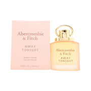 Abercrombie & Fitch Away Tonight Woman Eau de Parfum 100 ml – slank rosa glasflaske med sølvfarvet låg og minimalistisk logo