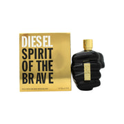 Diesel Spirit of the Brave Eau de Toilette 200 ml fra Diesel, sort flakon formet som knyttet næve i mat glasdesign.