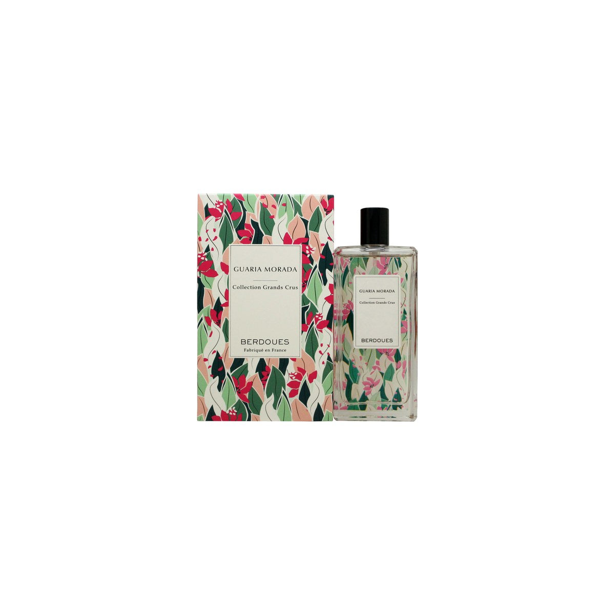 Berdoues Guaria Morada Eau de Parfum 100 ml – klar glasflaske med lilla tone og gylden rund hætte