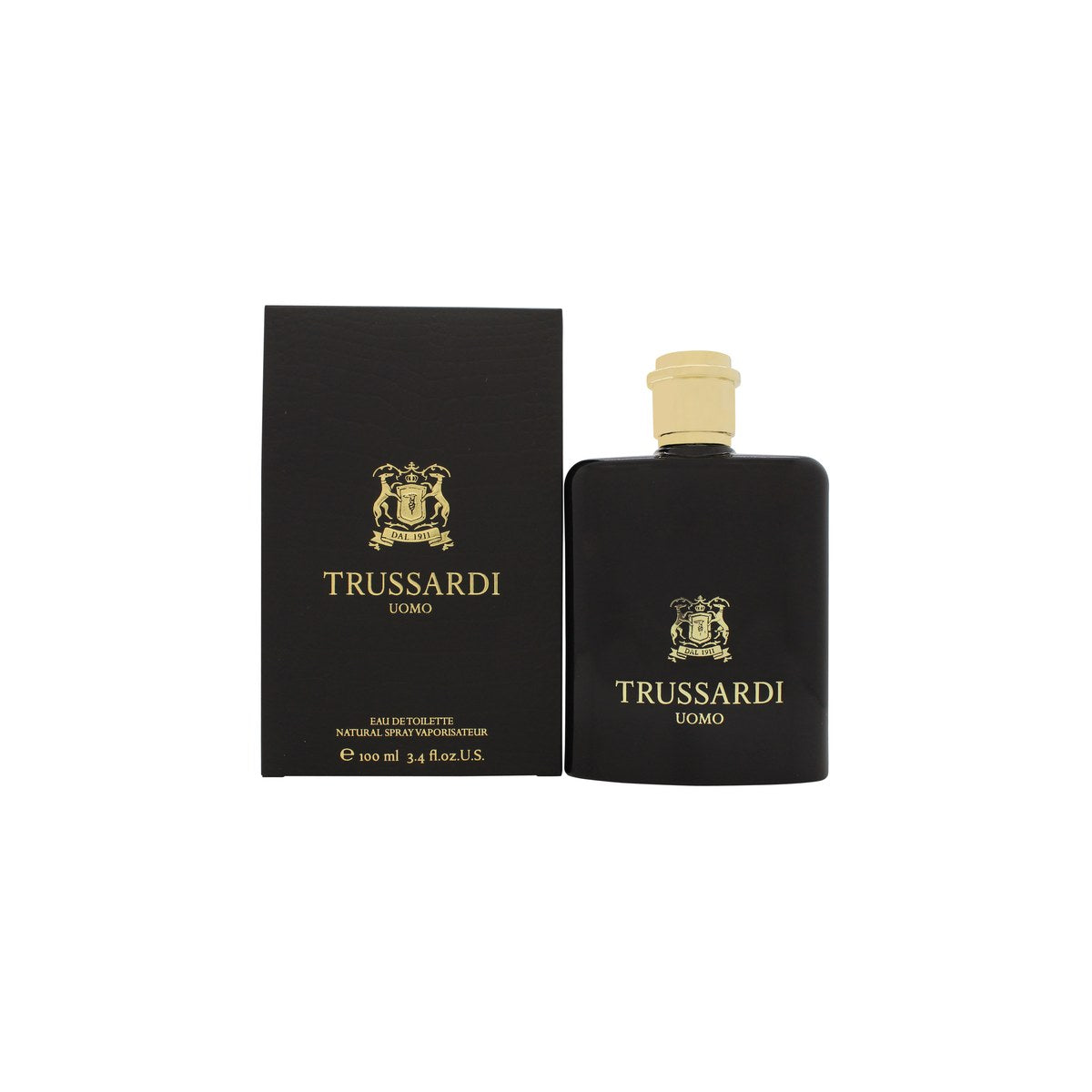 Trussardi Uomo 2011 Eau de Toilette 100ml – Trussardi herreduft i 100 ml flakon med mørkt glas og læderdetalje på front