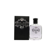 Evaflor Whisky Black Eau de Toilette 100 ml i mørk ravfarvet, firkantet flakon med sort låg og enkel etiket