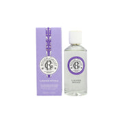 Roger Gallet Lavande Royal Fragrant Water 100 ml fra Roger & Gallet – klar glasflaske med lavendelfarvet duft og gylden etiket
