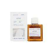Korres Lefko Eau de Toilette 50 ml fra Korres, klar cylindrisk glasflaske med hvid etiket og sølvfarvet spraytop.