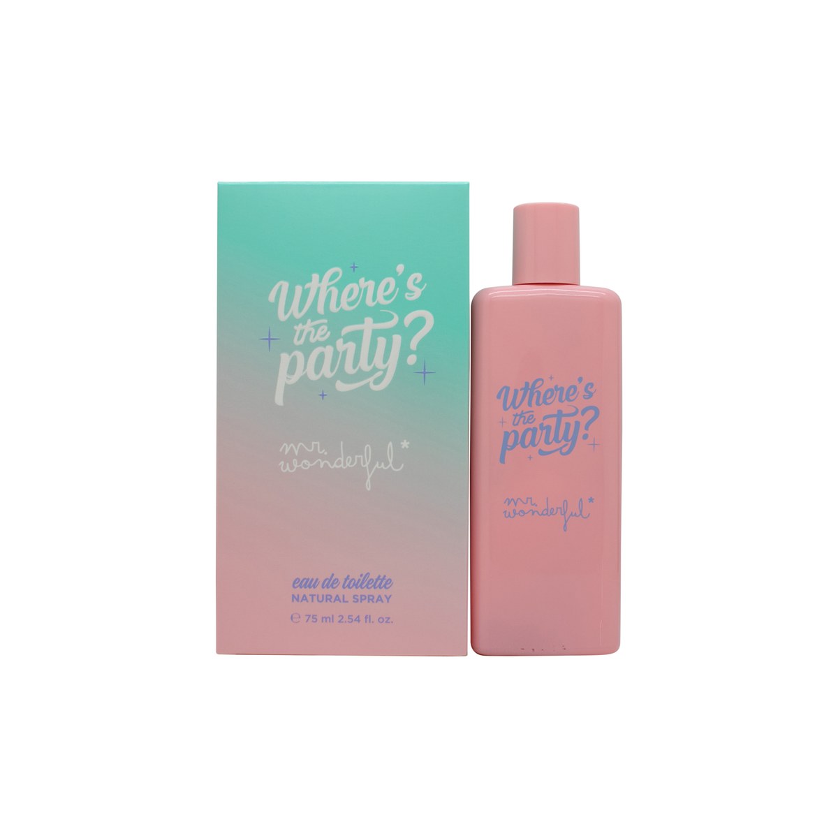 Mr. Wonderful Where's The Party? Eau de Toilette 75ml Spray