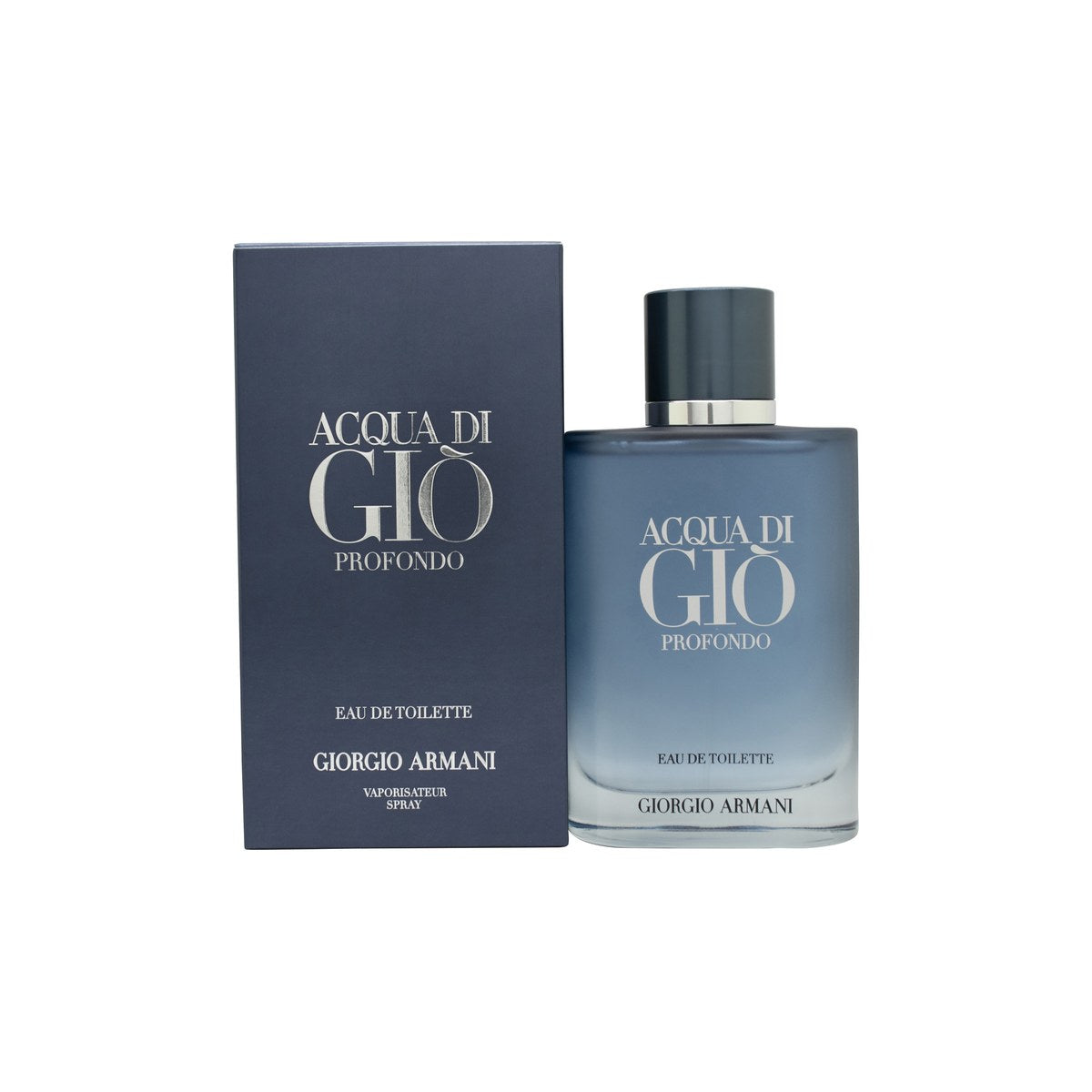 Giorgio Armani Acqua di Giò Profondo Eau de Toilette 100 ml – mørkeblå mat glasflakon med sort låg