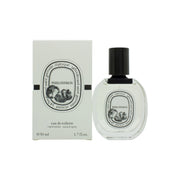 Diptyque Philosykos Eau de Toilette 50 ml, Diptyque, oval glasflaske med sort-hvid etiket og sort låg.