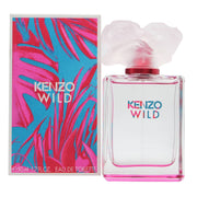 Kenzo Wild Eau de Toilette 50 ml fra Kenzo, mørk mat sort flakon med struktureret overflade og gul logodetalje.
