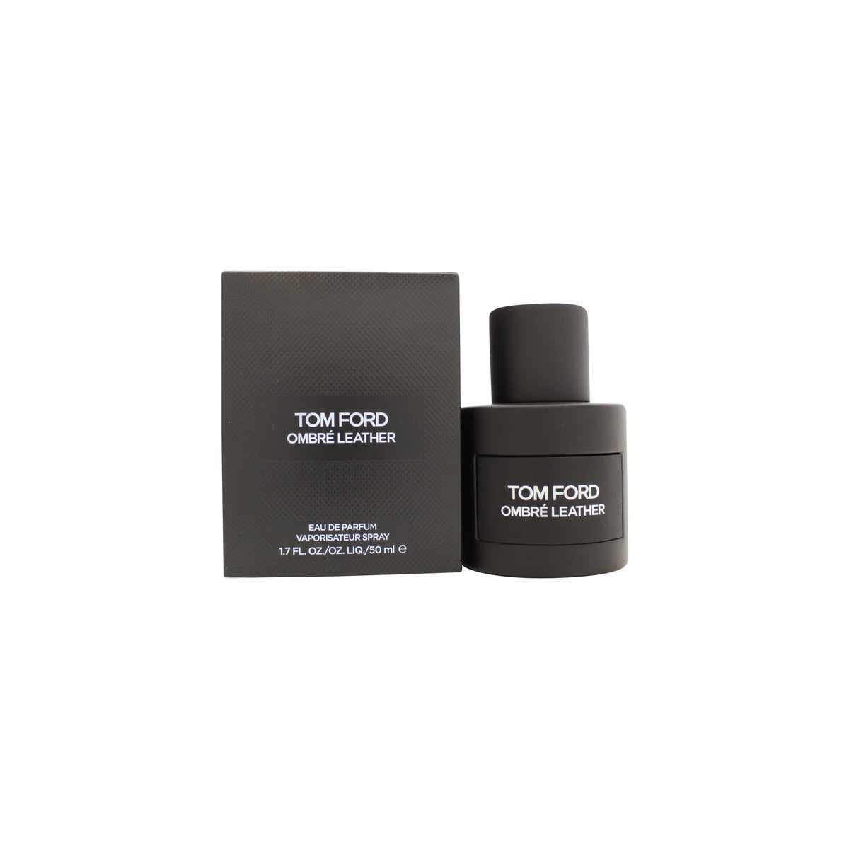 Tom Ford Ombré Leather Eau De Parfum, Tom Ford, 50 ml, sort mat rektangulær flakon med taktil label og rolig, rå æstetik