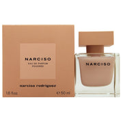 Narciso Rodriguez Narciso Poudree Eau de Parfum 50 ml – pudderrosa glasflaske med firkantet form og mat sort låg