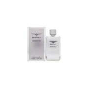Bentley Momentum Eau de Toilette 100ml, Bentley, 100 ml i rektangulær klar glasflaske med sølvbånd og sort låg