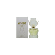 Toy 2 Eau De Parfum Moschino 50 ml – gennemsigtig glasflaske formet som bamse med hvid lakeret hætte