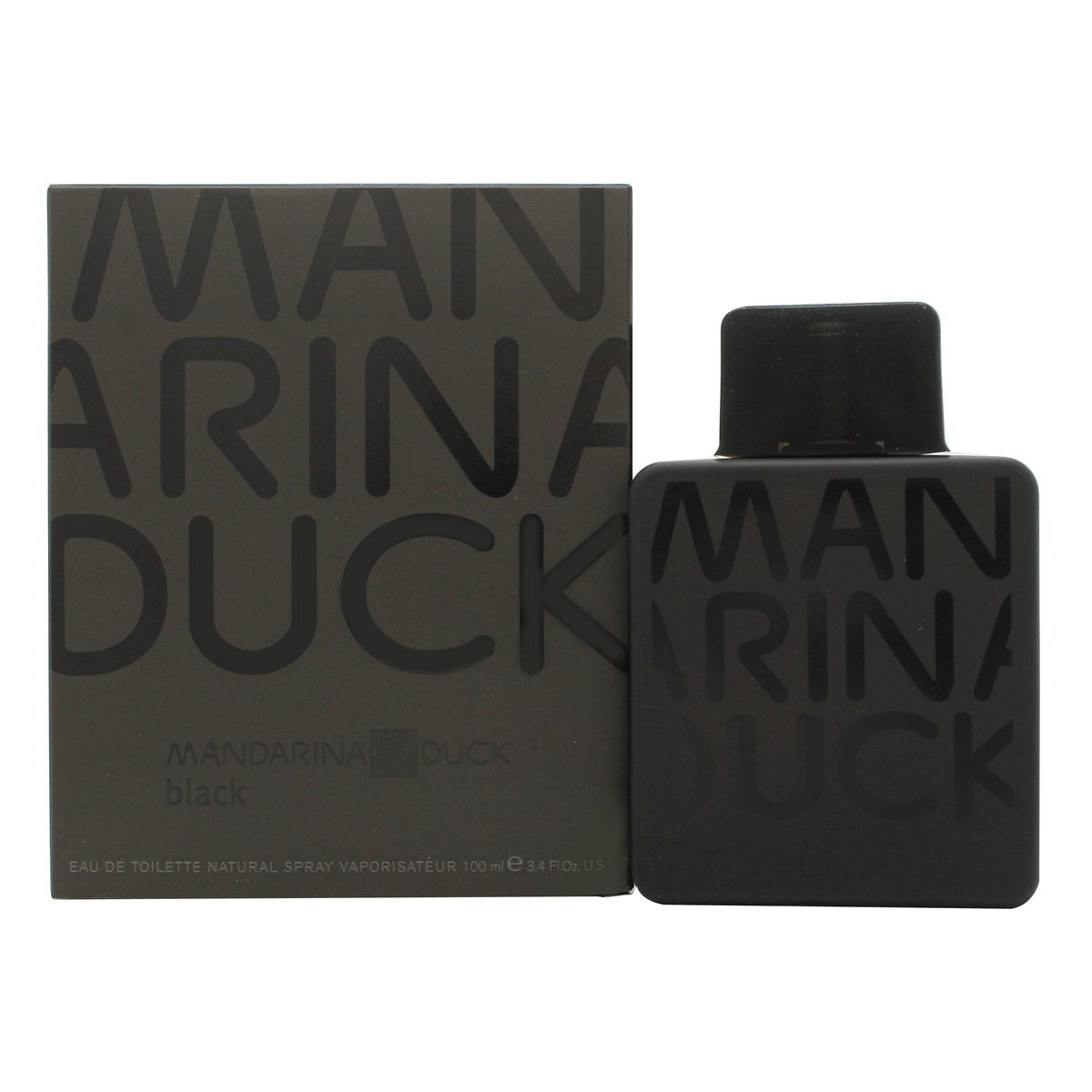Mandarina Duck Pure Black for Men Eau De Toilette 100ml Spray