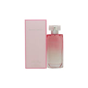 Ellen Tracy English Garden Pink Peony Eau De Parfum 100 ml – klar glasflaske med lyserød duft og sølvfarvet låg