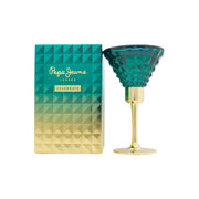 Pepe Jeans Celebrate for Her Eau de Parfum 80 ml, Pepe Jeans cocktailglasformet flakon i rosa med facetteret fod og rosaguldlåg