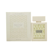 Rave Now White Eau de Parfum 100 ml fra Rave i mat hvid flakon med gyldent logo og firkantet, minimalistisk design